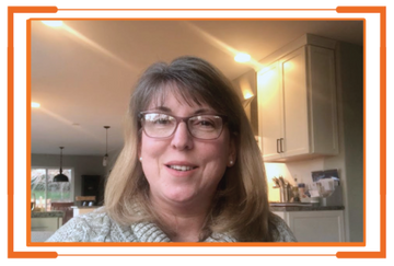 Kim Simmons, kids church teacher, sharing Spyence experience