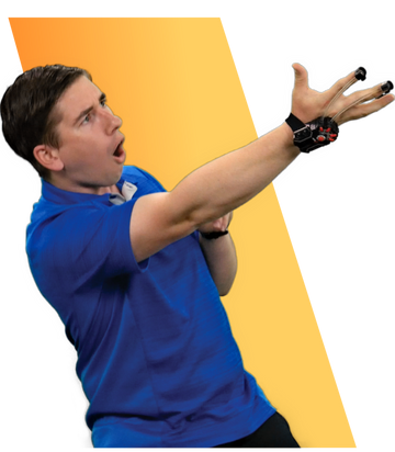 Chris from Spyence—a fun-loving character who learns theology along with the kids in the audience