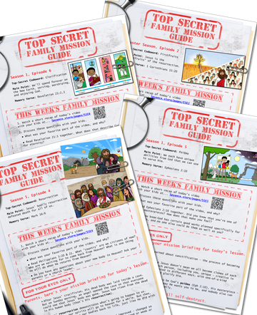 Sample of Spyence’s printable family mission guide for home discipleship