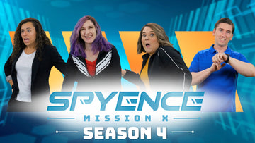 Spyence Season 4 cover image for the spyence curriculum unit on the Church, baptism, communion, etc.