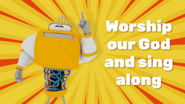 Animated GIF of 'The Shortest Christmas Song'—a Christmas kids worship song that's all about Jesus