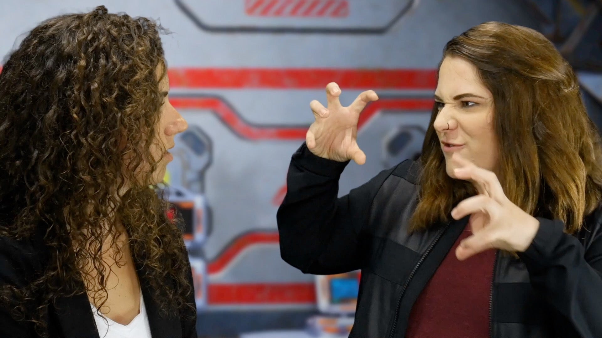 Spyence kids Bible video where Emily and Victoria explain Acts 16:31 to Chris to help him understand how to be saved through faith in Jesus