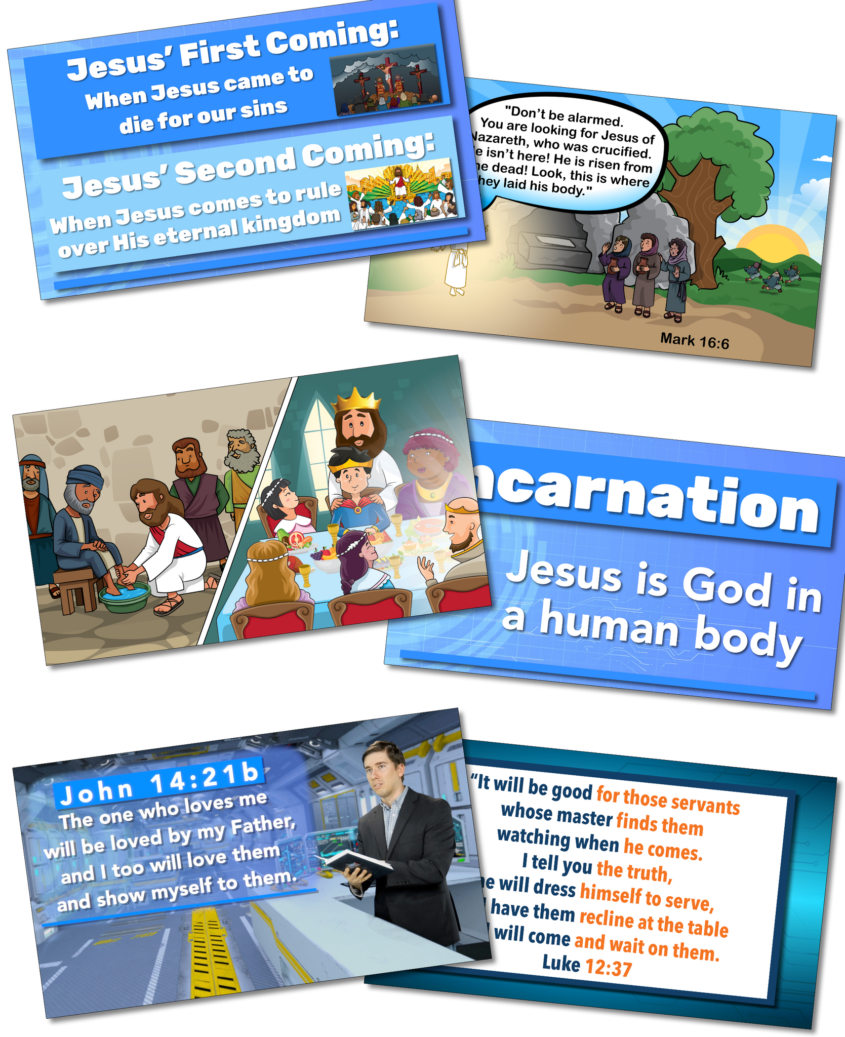 Lesson videos and teaching slides included in Spyence kids church curriculum