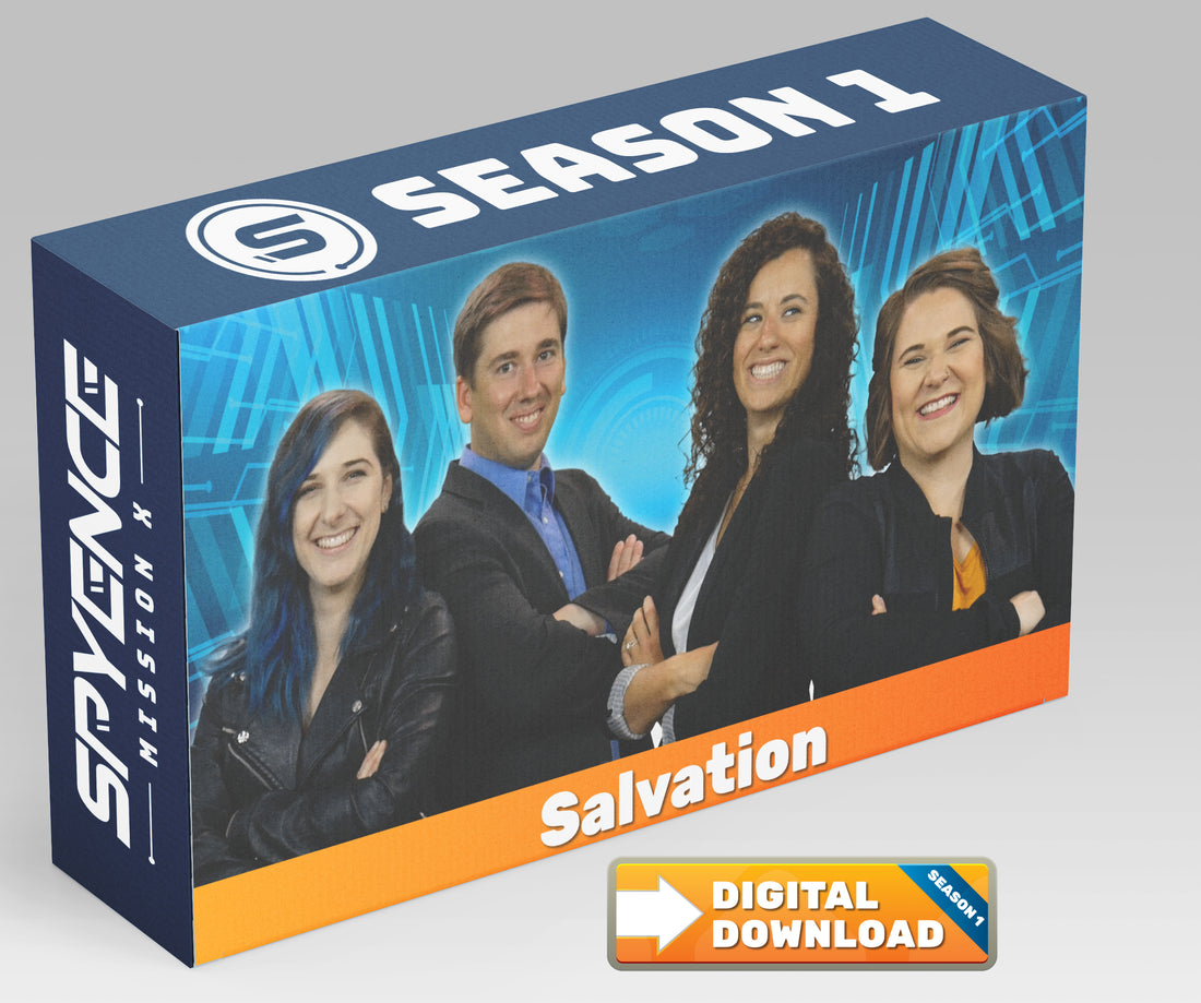 Spyence Season 1 fun gospel-centered kids church curriculum on salvation with hands-on science experiments