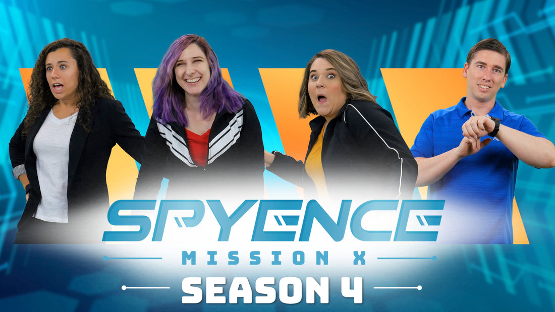 Spyence Season 4 cover image for the spyence curriculum unit on the Church, baptism, communion, etc.