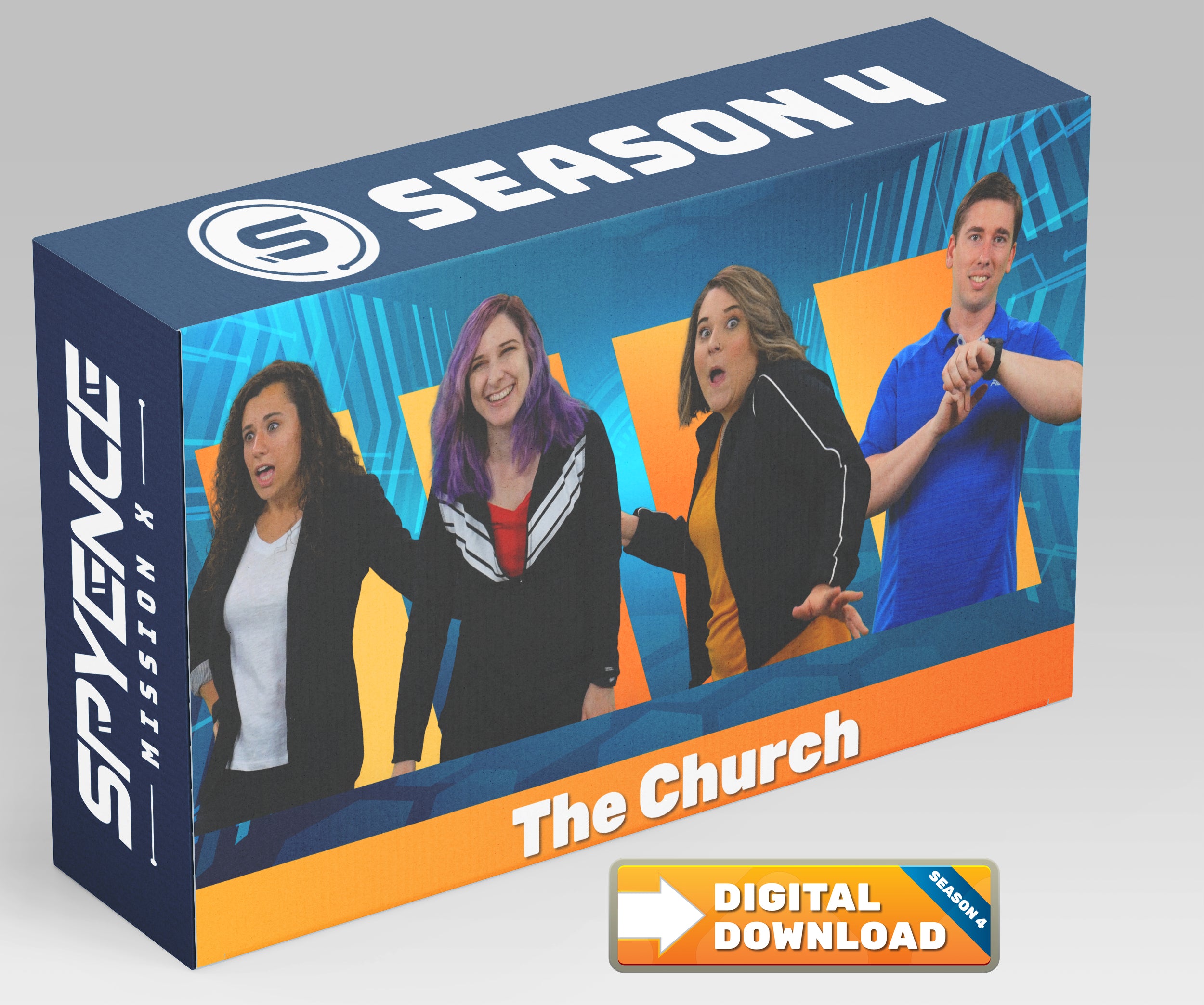 Spyence Season 4 gospel-centered kids church and Sunday school curriculum on the Church, Baptism, Communion, Giving, and more