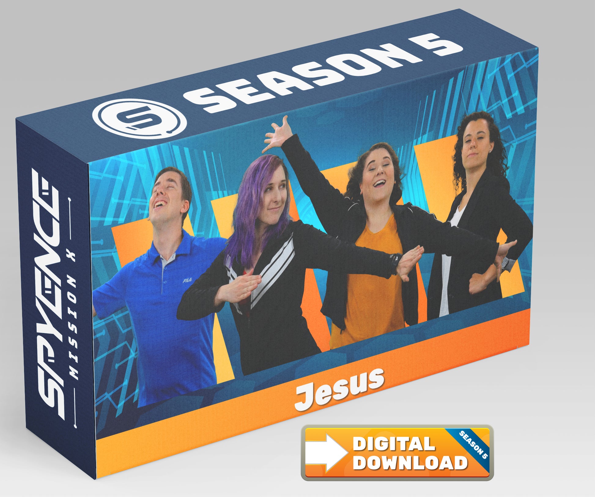 Spyence Season 5 gospel-centered kids church and Sunday school curriculum on Jesus with games and small group activities