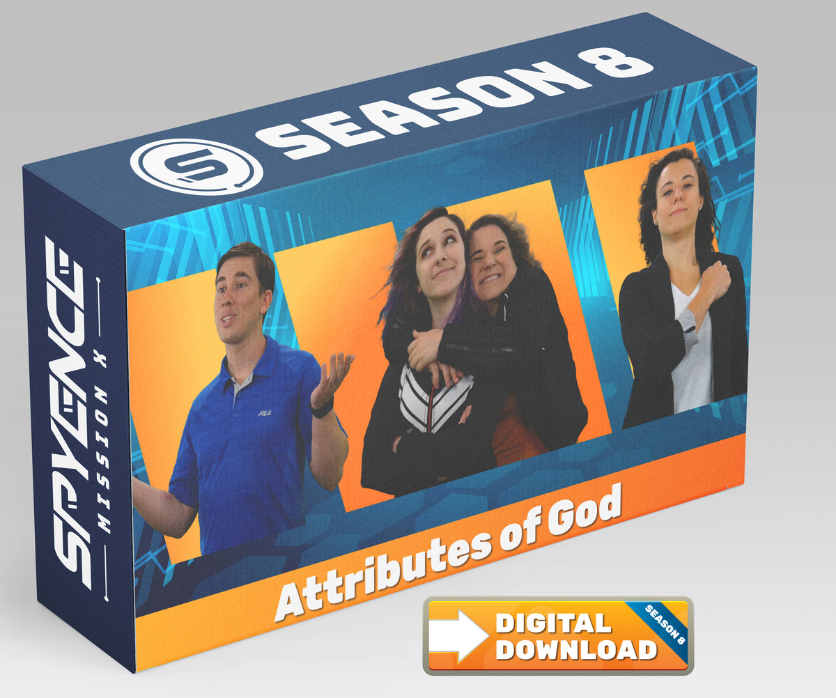 Spyence Season 8 gospel-centered kids church and Sunday school curriculum on the attributes of God with fun science experiments