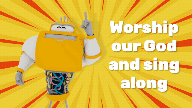 Animated GIF of 'The Shortest Christmas Song'—a Christmas kids worship song that's all about Jesus